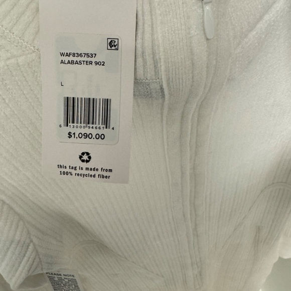 White Herve Leger Long-Sleeve Dress - Picture 3 of 5